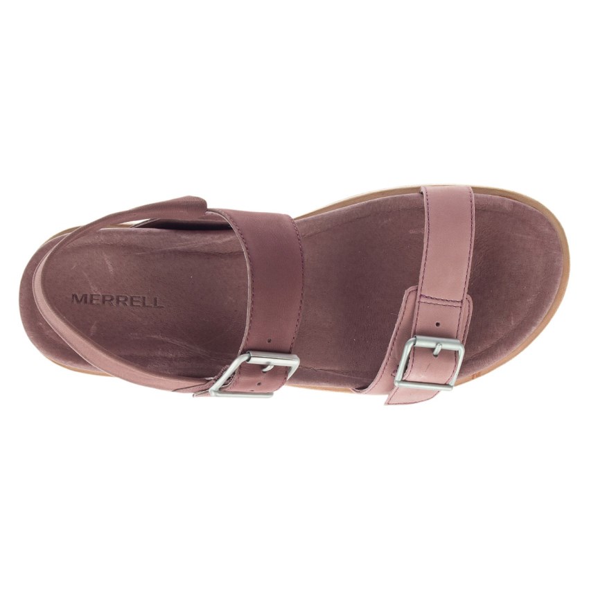 Sandales Merrell Juno Buckle Backstrap Rose Femme | F.U.SUAC